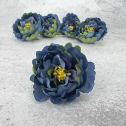  Babarózsa fej - cirmos kék 5db/cs - kosarbolt