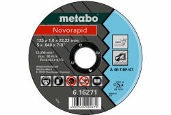 Metabo vágótárcsa 115x1, 0x22, 23 NOVORAPID INOX TF 41 (616270000)