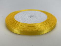  Sárga szatén szalag 6mm x 22méter