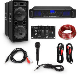 Electronic-Star Electronic Star 12 Pack Amplificator de sunet digital + Difuzoare 2 x 12" + masă (10034290+2*211) (10034290+2*211)