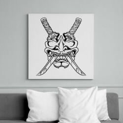 printfashion Katana mask - Vászonkép - Fehér (6637244)