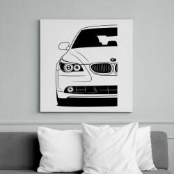 printfashion BMW E60 - Vászonkép - Fehér (6627657)