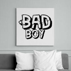 printfashion bad boy - Vászonkép - Fehér (6635507)