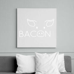 printfashion Bacon - Vászonkép - Fehér (6629208)
