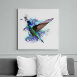 printfashion kolibri - Vászonkép - Fehér (6625815)