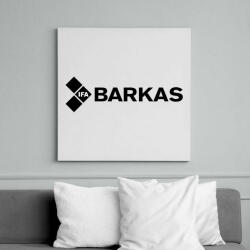 printfashion Barkas logo - Vászonkép - Fehér (6634000)