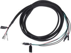 Alphacool Powerbutton/nyomógomb csatlakozó kábel 200cm - fekete /18536/