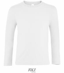 SOL'S Hosszú ujjú gyerek póló Imperial - Fehér | 4 éves (96/104) (SOLS-02947-1000260798)