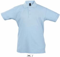 SOL'S Gyerek galléros póló Summer - Égszínkék | 10 éves (130/140) (SOLS-11344-1000120516)
