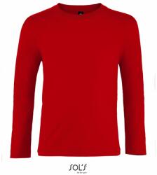 SOL'S Hosszú ujjú gyerek póló Imperial - Piros | 6 éves (106/116) (SOLS-02947-1000260824)