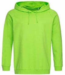 Stedman Könnyű kapucnis pamut pulóver - Zöld kiwi | M (ST4200-1000162325)