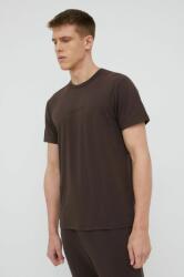 Calvin Klein Underwear pizsama póló barna, férfi, nyomott mintás - barna L - answear - 9 585 Ft
