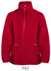 SOL'S Gyerek fleece pulóver North - Piros | 6 éves (106/116) (SOLS-00589-1000123600)