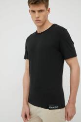 Calvin Klein Underwear pizsama póló fekete, melange - fekete L