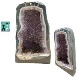  Geoda Ametist cu Calcit Naturala Brazilia - 45x30x18 cm - Unicat