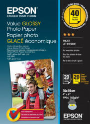 Epson 10x15 Gazdaságos Fényes Papír 20 Lapos 183g - spidershop