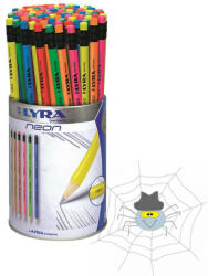 LYRA Grafitceruza LYRA Neon HB hengeres radíros fémhengerben 96 db-os - spidershop
