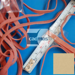  Gumigyűrű 120/5 mm piros cca. 280 db/kg