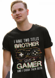  I'm brother and gamer - Férfi Póló (968010)