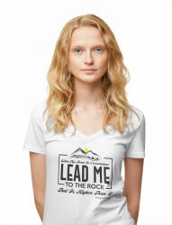  E föld széléről kiálltok le neked - Női V-Nyakú Póló (986003)