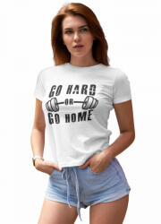  Go hard or go home - GYM Fitness Női Póló (890559)