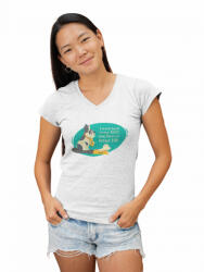  I work hard so my dog can have a better life - Női V Nyakú Póló (187554)