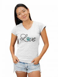  Tappancs Love - Női V Nyakú Póló (227408)
