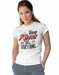  Dog kisses fix everything - Női Póló (598514)