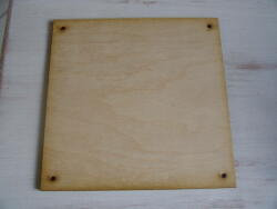  Natúr fa - Szalvéta méretű lap 16x16cm