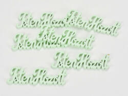 Fa "Isten Hozott" felirat menta 10cm 6db/csomag - kosarbolt