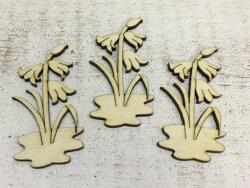  Natúr fa - Harangvirág 7cm 3db/csomag