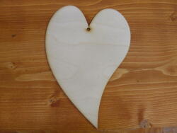  Natúr fa - Francia szív 14x20cm