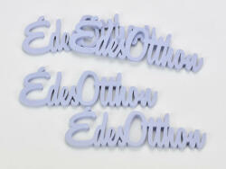  Fa "Édes Otthon" felirat lila 15cm 4db/csomag