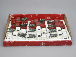 Vintage pick up fenyőfával világítós vegyes színek 12db/doboz - OKOSÁR! - kosarbolt