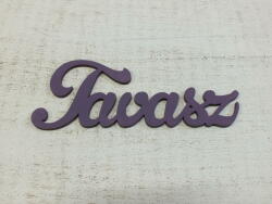  Fa "Tavasz" felirat lila 15cm