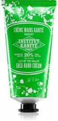 Institut Karité Paris Lily Of The Valley So Chic crema hranitoare de maini cu unt de shea tube + box 75 ml