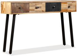 vidaXL Masă consolă Lemn masiv de tec reciclat 120x30x76 cm (245403)