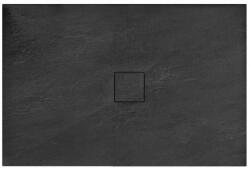 Rea Cadita dus dreptunghiulara Rea Stone 90x120 negru (5902557319961)