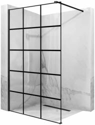 Rea Paravan de dus tip Walk-in Rea Bler-1 120x195 cm profil negru (5902557343423)