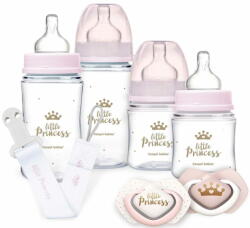 Canpol babies ROYAL BABY ajándék szett újszülöttek számára, rózsaszín