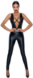 Noir Handmade Sleeveless Jumpsuit Power Wet Look 2730588 L