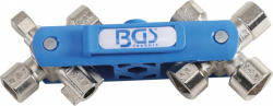 BGS Technic 9-1469 kapcsolószekrény (karbantartó) kulcs készlet, 10 az 1-ben, 2 részes (9-1469) - praktikuskft