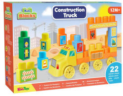 Magic Toys Construction Truck teherautós építőkocka szett 22db-os (MKL548654)