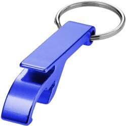  Kulcstartó fém sörnyitós, 1 x 5, 5 x 1, 5 cm kék