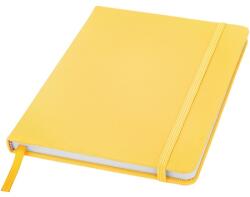  Jegyzetfüzet A/5 gumis, 96 lapos, sárga borító, vonalas lapok