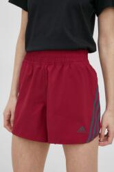 adidas Performance rövidnadrág futáshoz Run Icons H57186 női, lila, nyomott mintás, közepes derékmagasságú - lila L