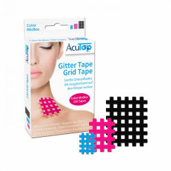 ACUTOP Gitter Tape Cross Tape MixBox (130 db/doboz) - Színes (SGY-CT12-ACU) - sportgyogyaszati