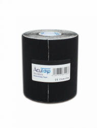 AcuTop Premium Kineziológiai Tapasz 7, 5 cm x 5 m Fekete (SGY-ATP5B-ACU) - sportgyogyaszati
