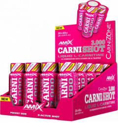 Amix Nutrition CarniShot 3000 BOX 20 x 60 ml, citrom