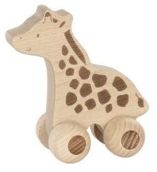 Goki Educativ din lemn Girafă pe roțile